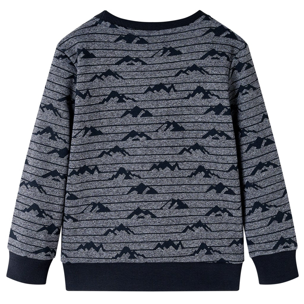 Kids' Sweatshirt Navy Melange 92