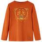 Kids' T-shirt with Long Sleeves Light Rust 92