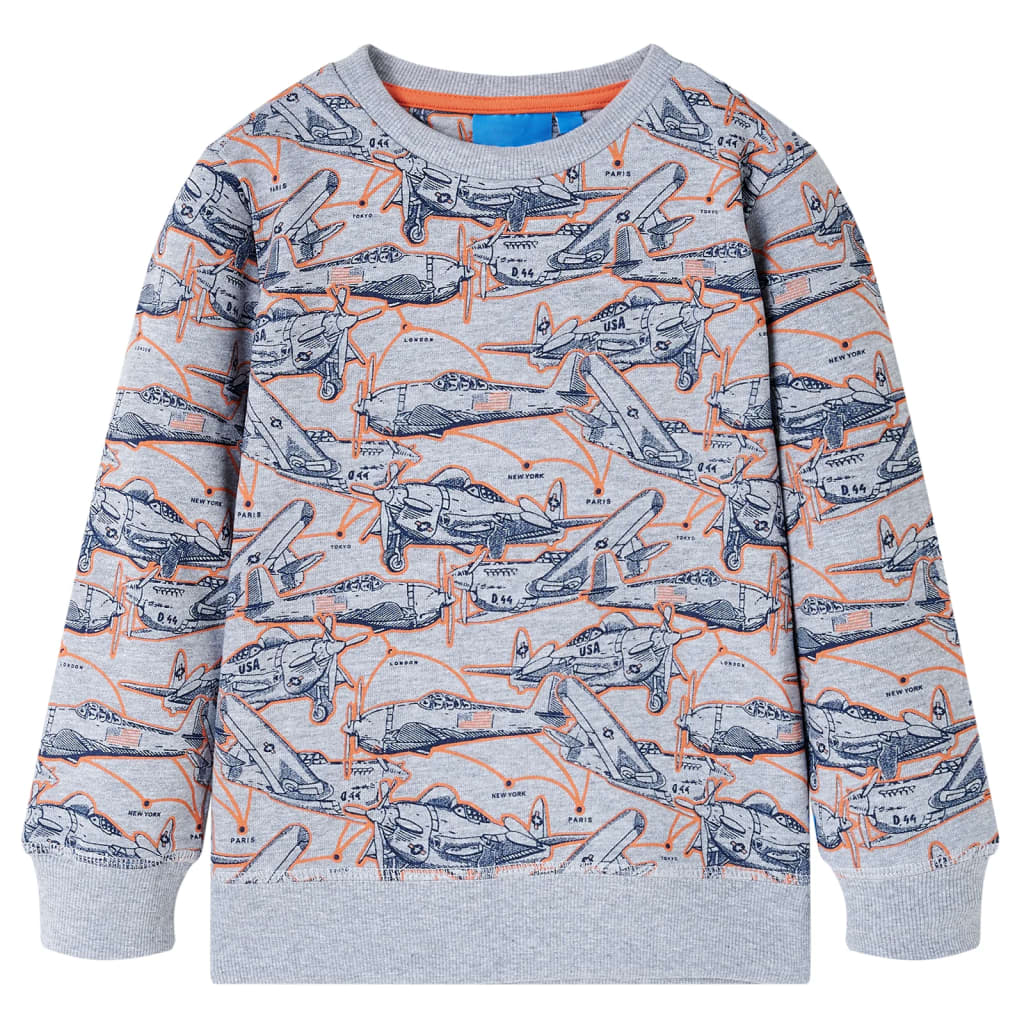 Kids' Sweatshirt Grey Melange 92