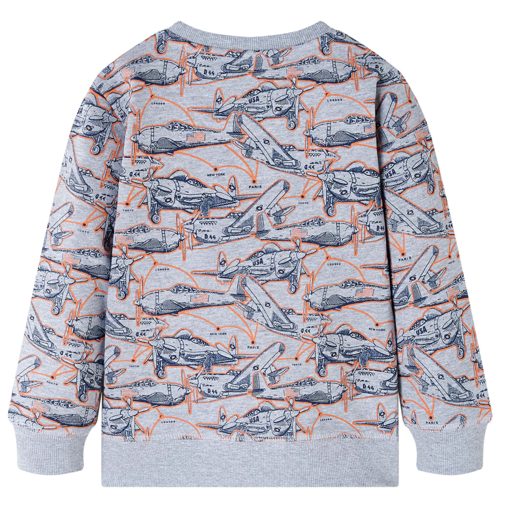 Kids' Sweatshirt Grey Melange 116