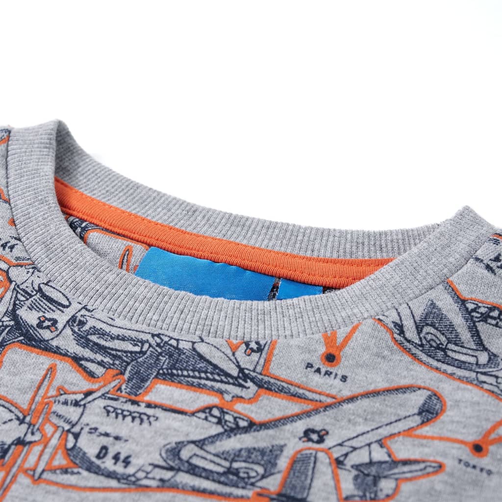 Kids' Sweatshirt Grey Melange 116