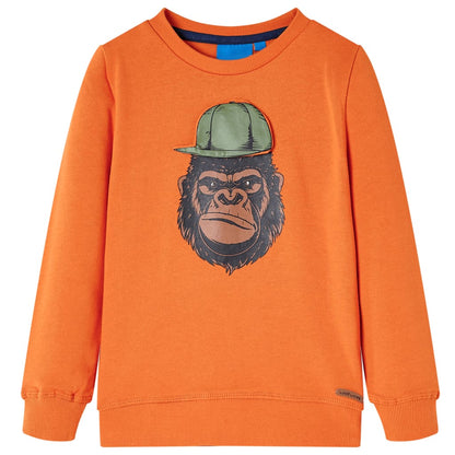 Kids' Sweatshirt Dark Orange 104