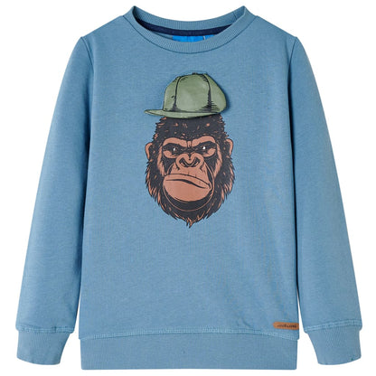 Kids' Sweatshirt Medium Blue 128