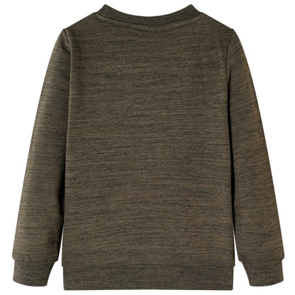 Kids' Sweatshirt Dark Khaki Melange 92