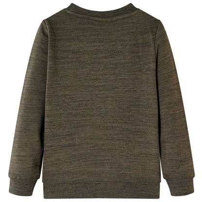 Kids' Sweatshirt Dark Khaki Melange 116