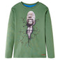 Kids' T-shirt with Long Sleeves Light Khaki 116