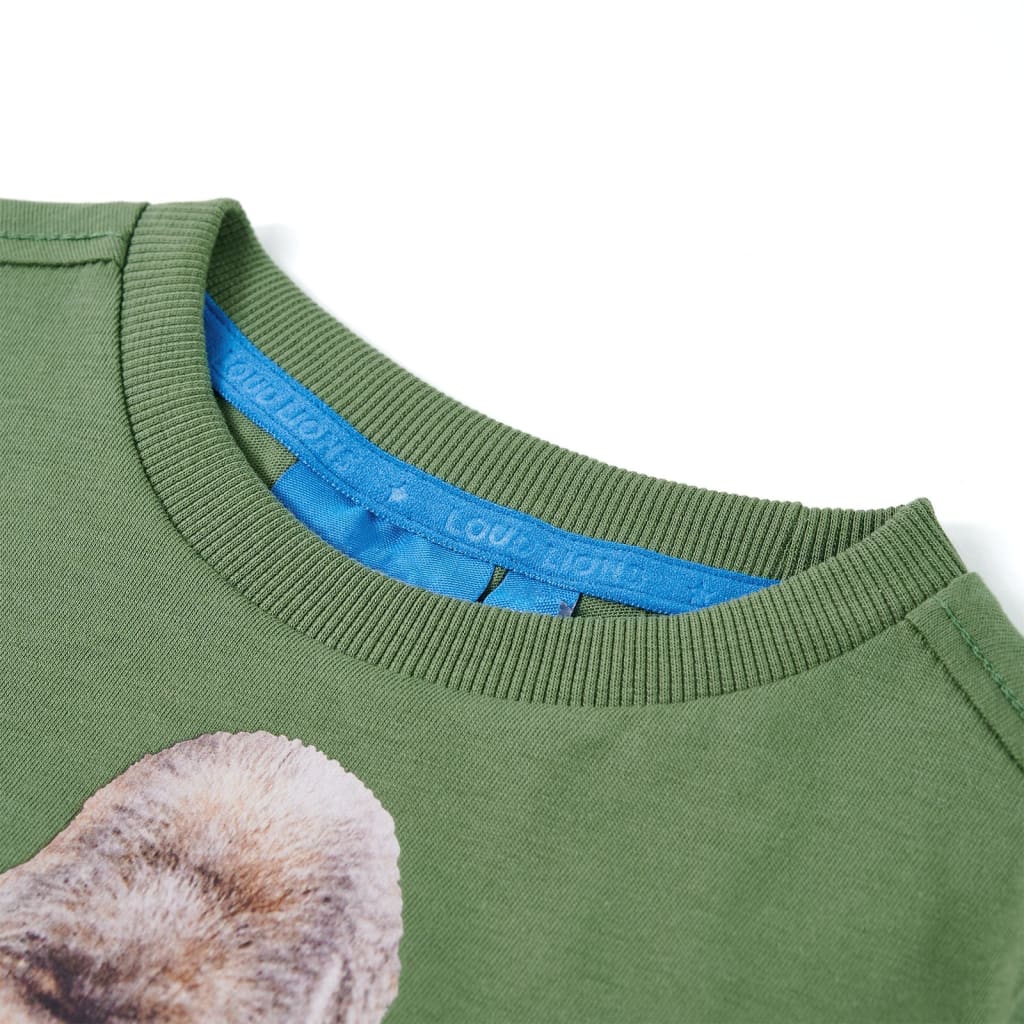 Kids' T-shirt with Long Sleeves Light Khaki 140