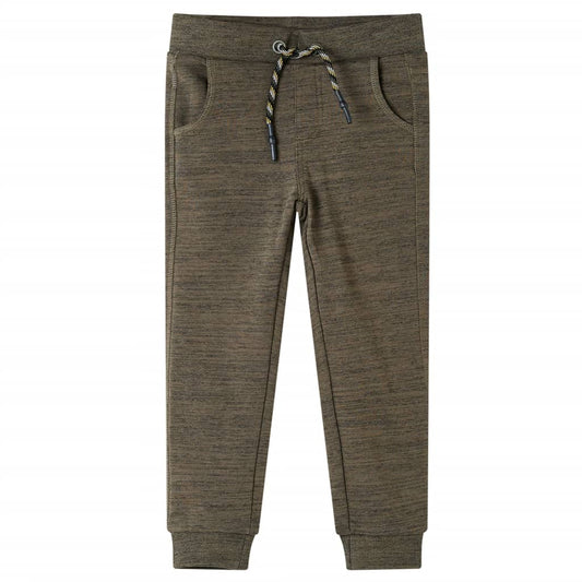 Kids' Sweatpants Dark Khaki Melange 116