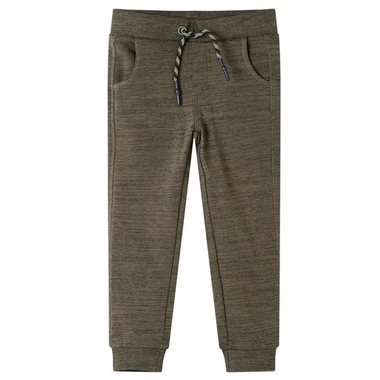 Kids' Sweatpants Dark Khaki Melange 128