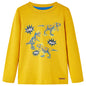 Kids' T-shirt with Long Sleeves Ochre 92