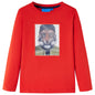 Kids' T-shirt with Long Sleeves Red 116