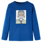 Kids' T-shirt with Long Sleeves Dark Blue 140