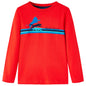 Kids' T-shirt with Long Sleeves Red 140