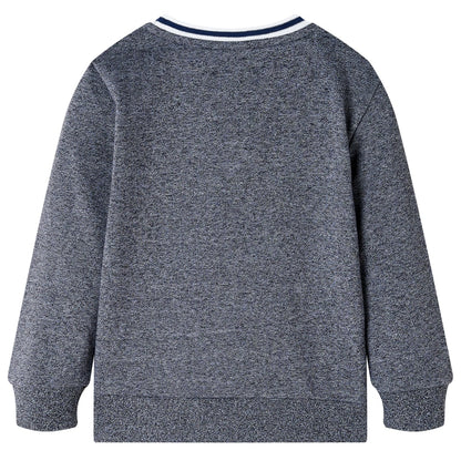 Kids' Sweatshirt Navy Melange 92