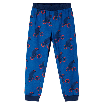 Kids' Pyjamas with Long Sleeves Petrol 140