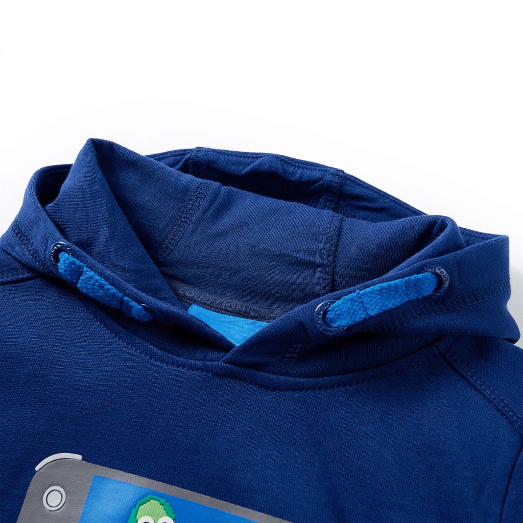 Kids' Hooded Sweatshirt Dark Blue 92