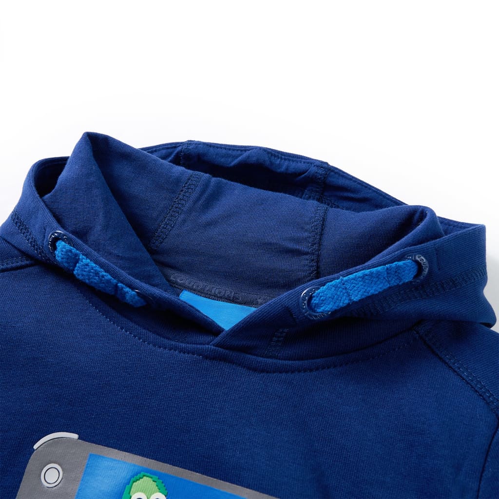 Kids' Hooded Sweatshirt Dark Blue 128