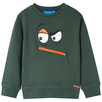 Kids' Sweatshirt Dark Green 104