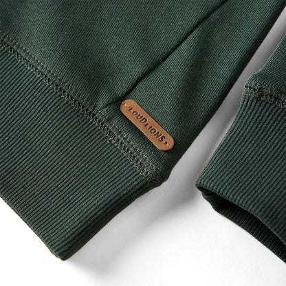 Kids' Sweatshirt Dark Green 116