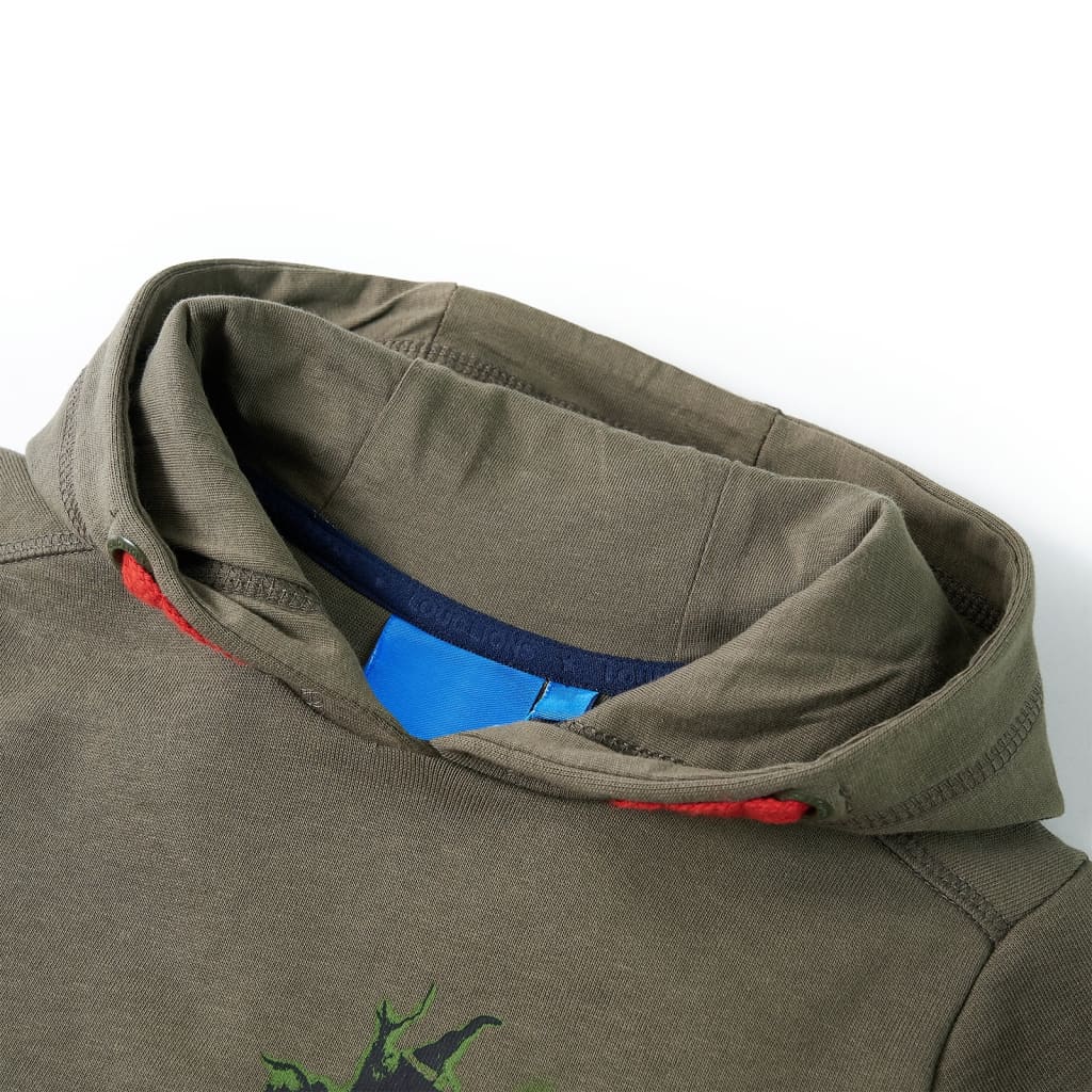 Kids' Hooded Sweatshirt Khaki 92