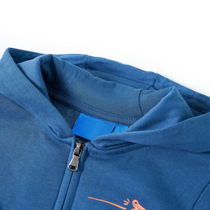 Kids' Hooded Sweatshirt Blue 140