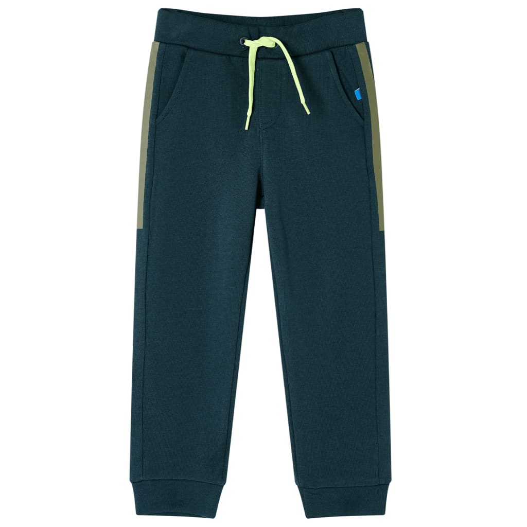 Kids' Sweatpants with Drawstring Moss Green 92