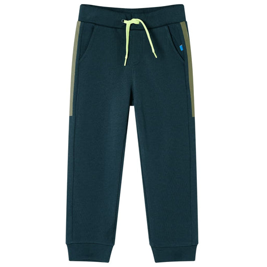 Kids' Sweatpants with Drawstring Moss Green 92