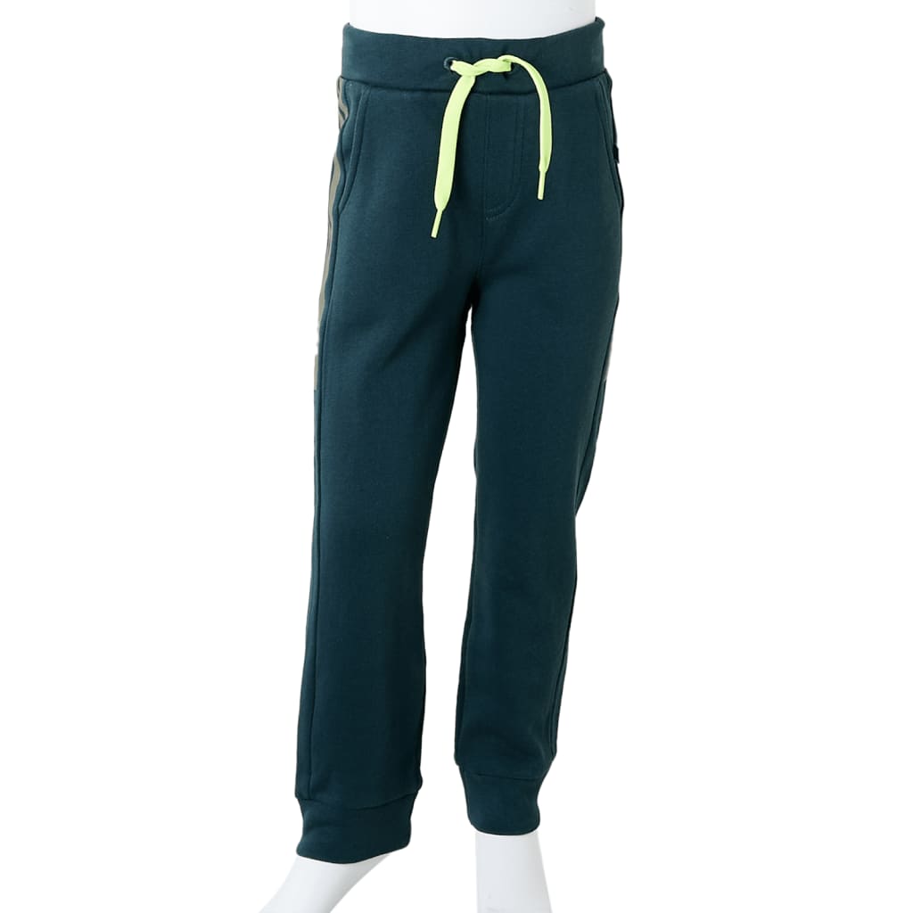 Kids' Sweatpants with Drawstring Moss Green 92