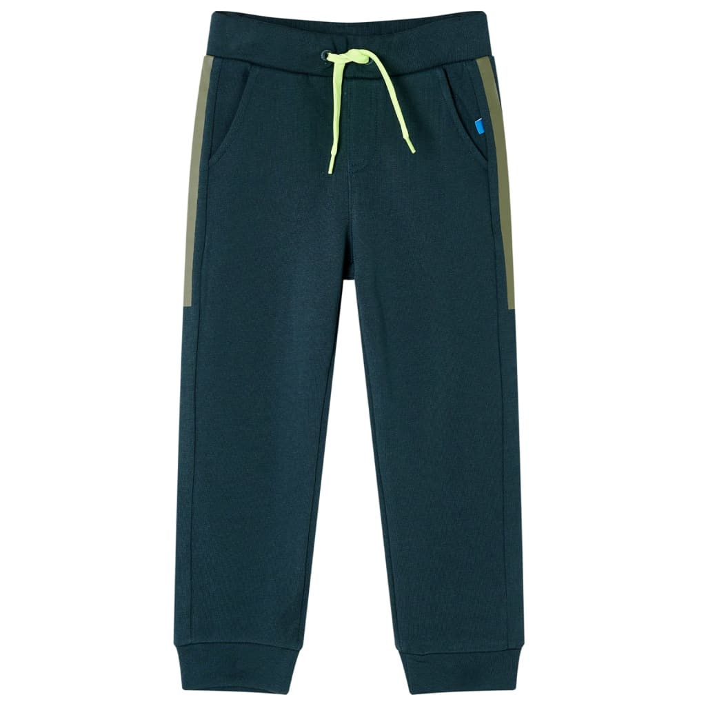 Kids' Sweatpants with Drawstring Moss Green 104