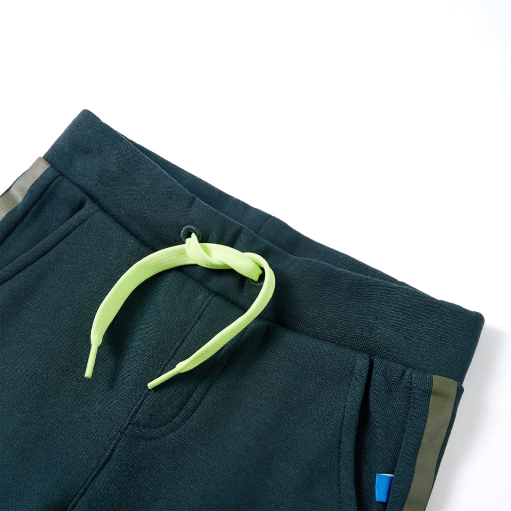 Kids' Sweatpants with Drawstring Moss Green 104