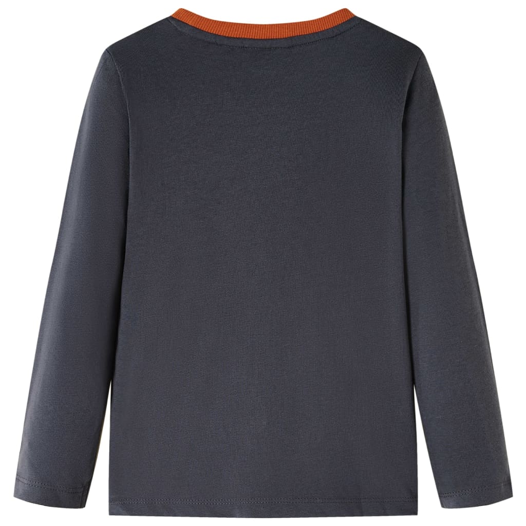 Kids' T-shirt with Long Sleeves Anthracite 104