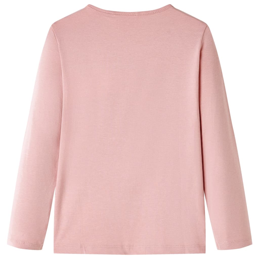 Kids' T-shirt with Long Sleeves Light Pink 104