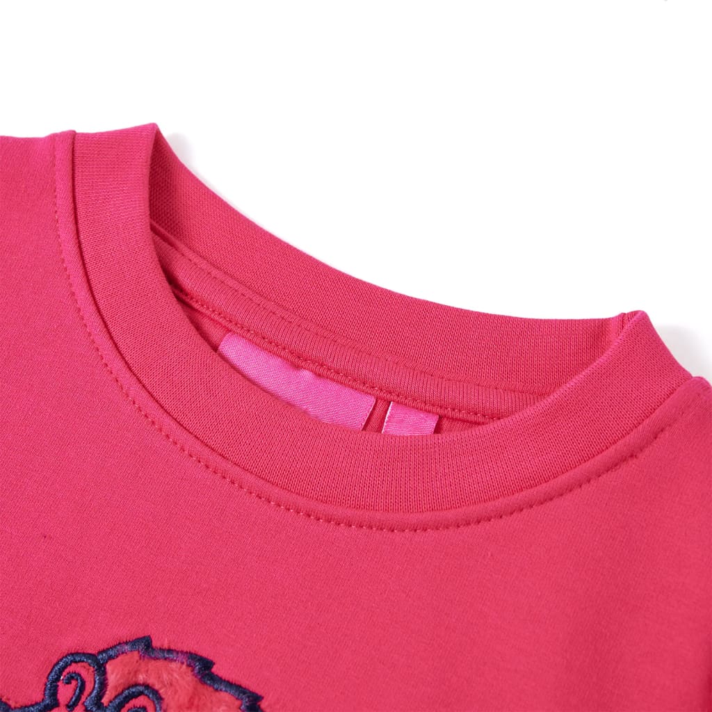 Kids' Sweatshirt Bright Pink 128