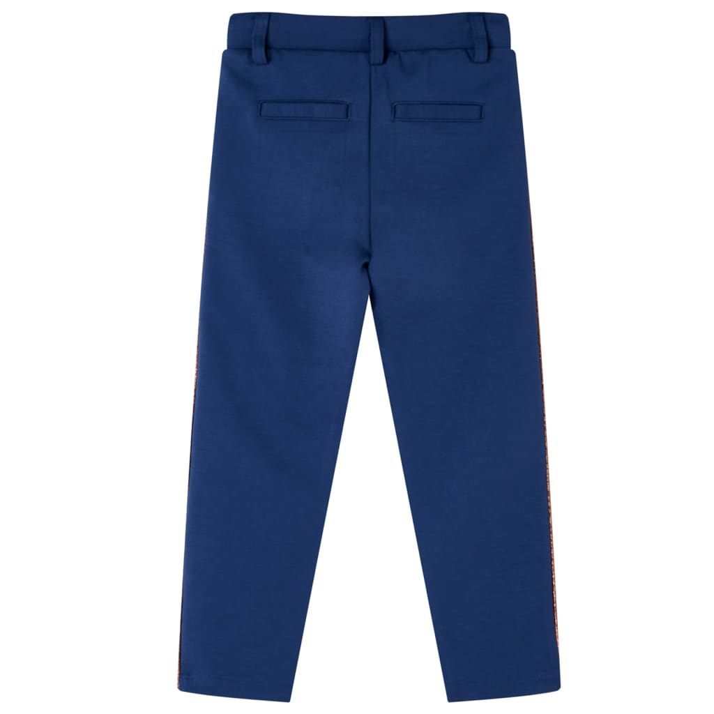 Kids' Pants with Drawstring Navy Blue 104