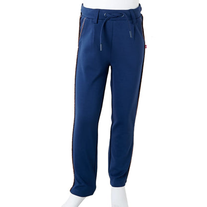 Kids' Pants with Drawstring Navy Blue 104