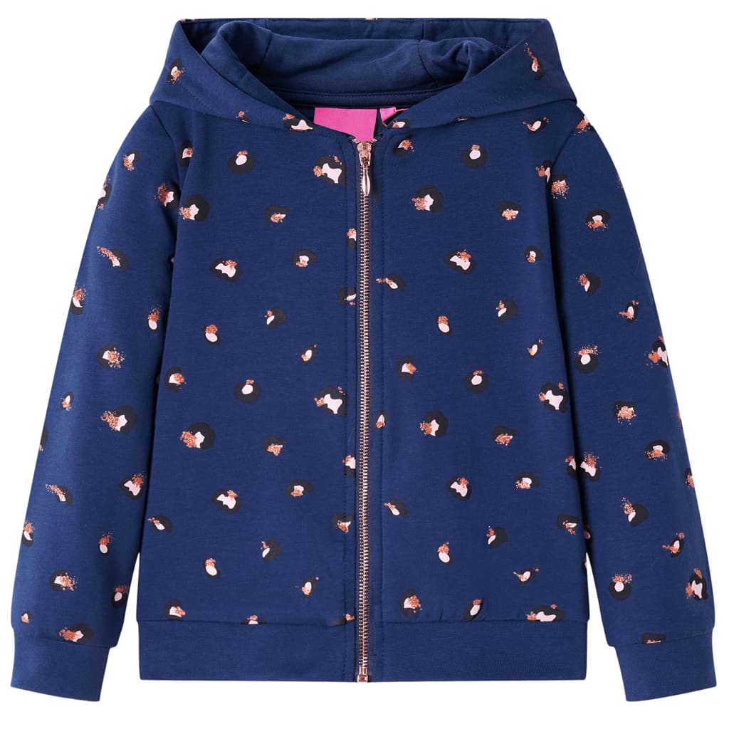 Kids' Hooded Sweatshirt Navy Blue 104