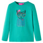 Kids' T-shirt with Long Sleeves Bright Green 104