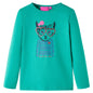 Kids' T-shirt with Long Sleeves Bright Green 116