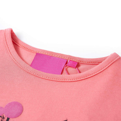 Kids' T-shirt with Long Sleeves Pink 104