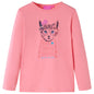 Kids' T-shirt with Long Sleeves Pink 128