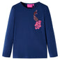 Kids' T-shirt with Long Sleeves Navy Blue 140