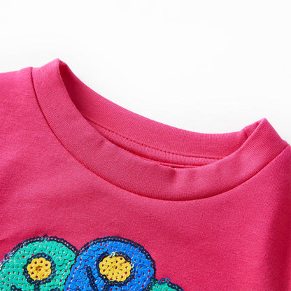 Kids' Sweatshirt Bright Pink 128