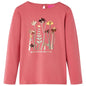 Kids' T-shirt with Long Sleeves Old Pink 92