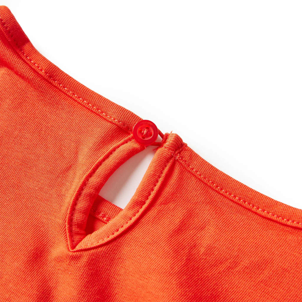 Kids' T-shirt with Long Sleeves Dark Orange 104