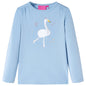 Kids' T-shirt with Long Sleeves Light Blue 104