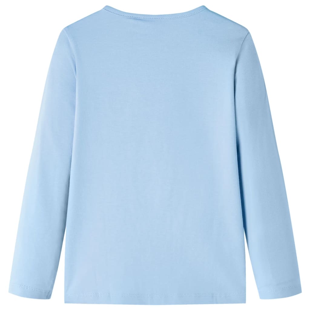 Kids' T-shirt with Long Sleeves Light Blue 104