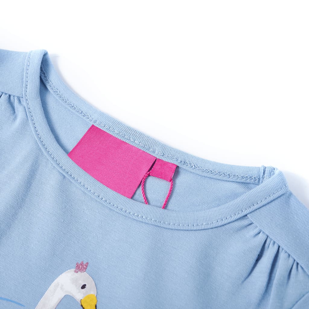 Kids' T-shirt with Long Sleeves Light Blue 104