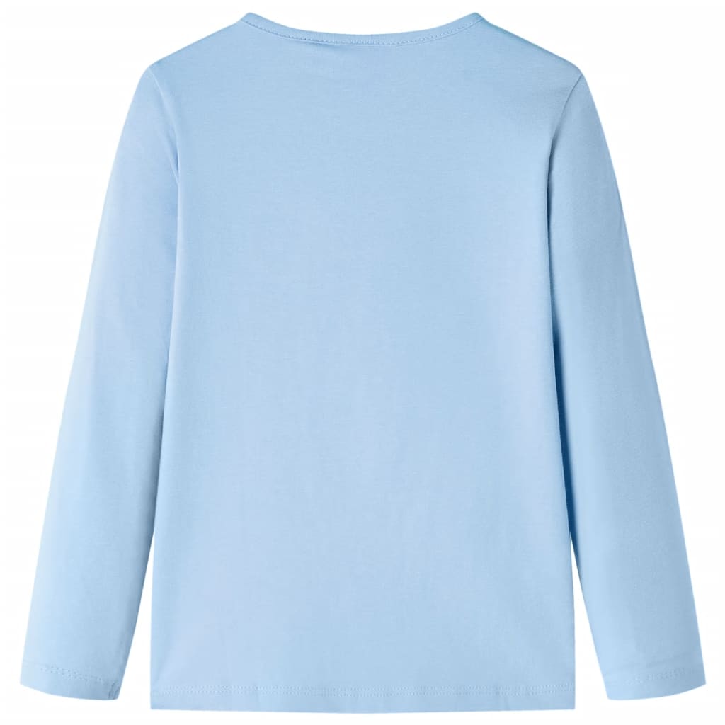 Kids' T-shirt with Long Sleeves Light Blue 116