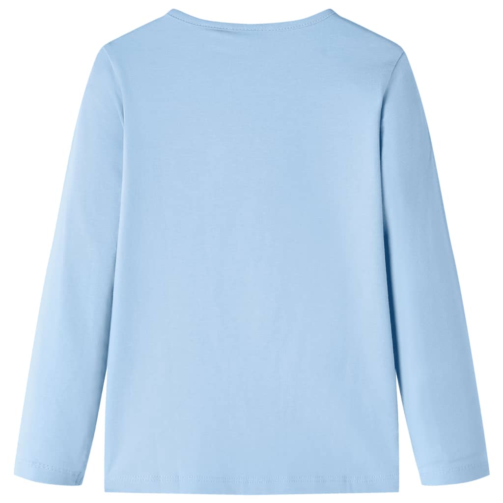 Kids' T-shirt with Long Sleeves Light Blue 140