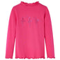 Kids' T-shirt with Long Sleeves Bright Pink 92